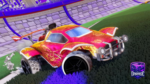 A Rocket League car design from WhiteKing