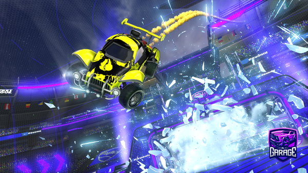 A Rocket League car design from InkyLily