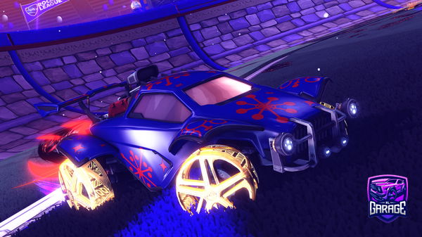 A Rocket League car design from WhiteStorm54