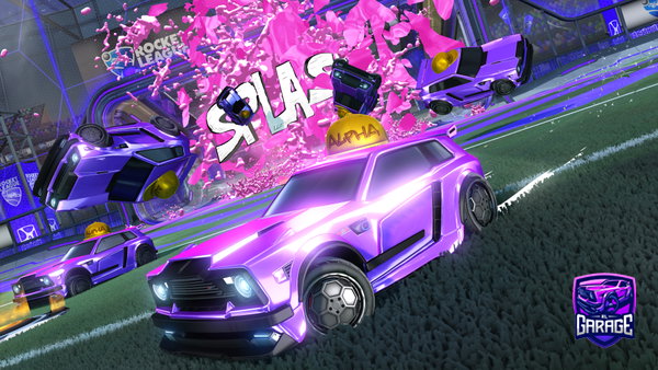 A Rocket League car design from Electro-G