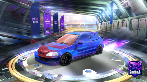 A Rocket League car design from NotaHydroFlask