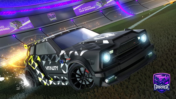 A Rocket League car design from The_Kinou