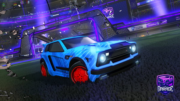 A Rocket League car design from Djcosmo
