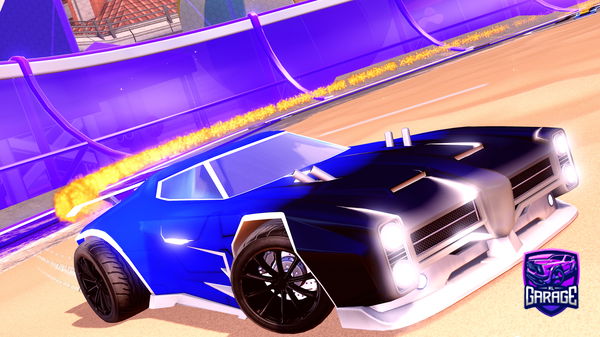 A Rocket League car design from KingAdamTV