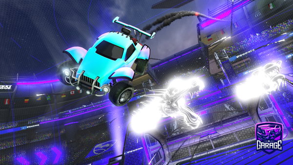 A Rocket League car design from Oizye