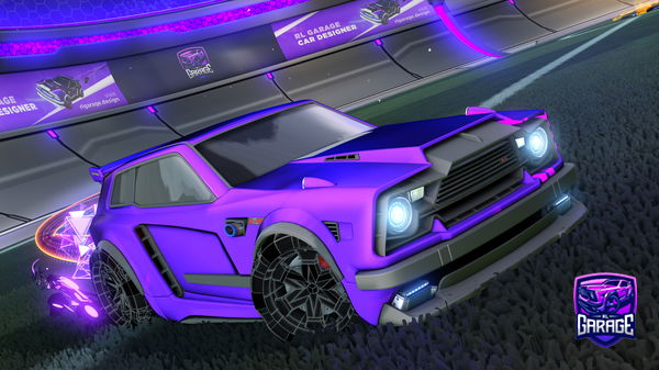 A Rocket League car design from fakuuuu
