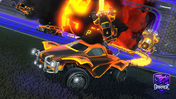 A Rocket League car design from hugzcrii