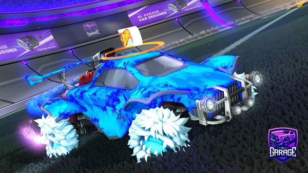 A Rocket League car design from XXXgameryoutube4