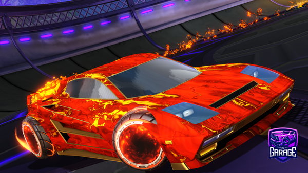A Rocket League car design from RickykciD