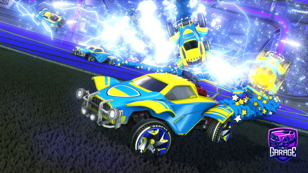 A Rocket League car design from Gtkrn