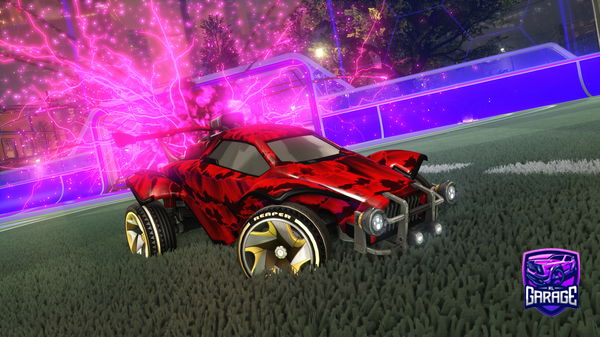 A Rocket League car design from luquetadeus
