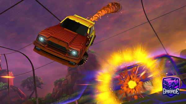 A Rocket League car design from PenguinLML