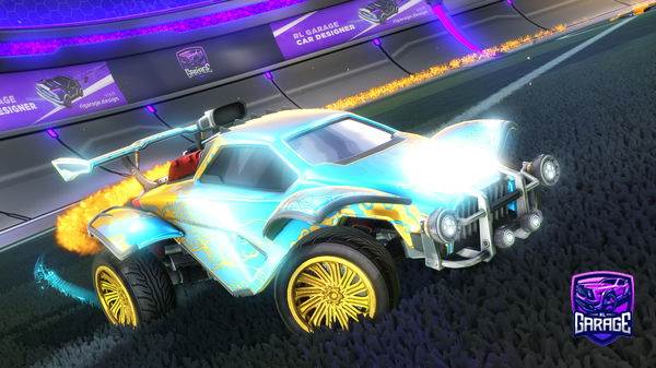 A Rocket League car design from JETSO34