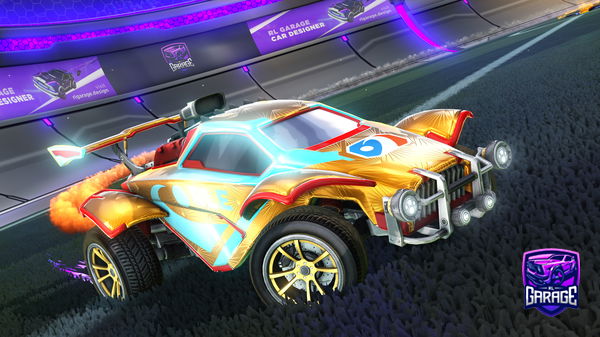 A Rocket League car design from JcG_rl