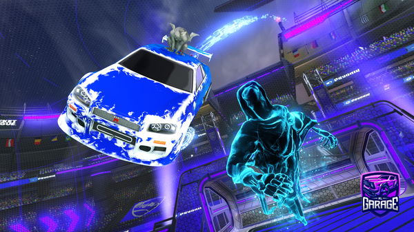 A Rocket League car design from Dynasti7486