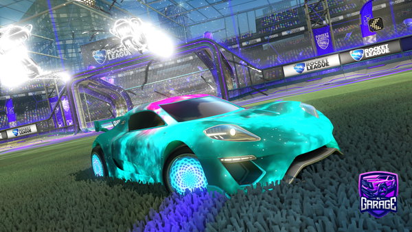 A Rocket League car design from TriPablosky