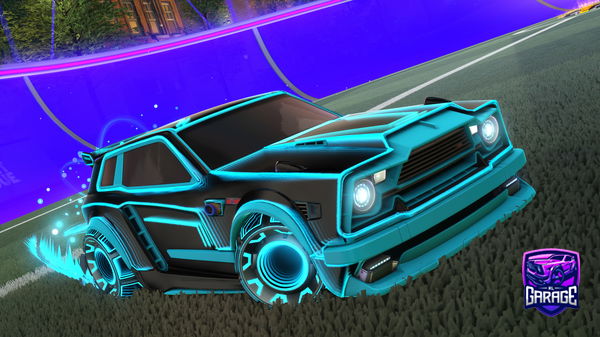 A Rocket League car design from boooooooiii