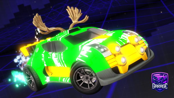 A Rocket League car design from adirajb