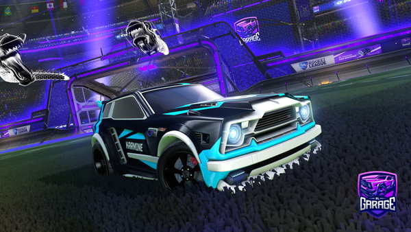 A Rocket League car design from yanel