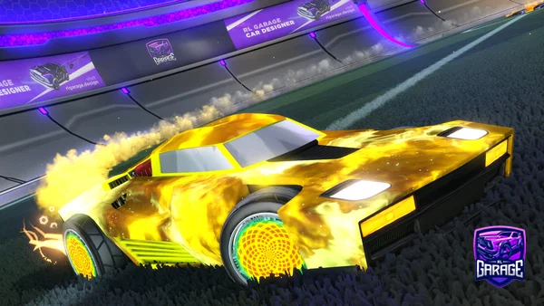 A Rocket League car design from GmdFlame_