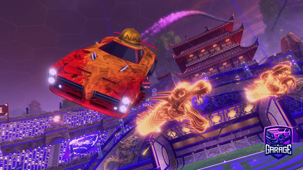 A Rocket League car design from goonier