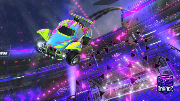 A Rocket League car design from fn_costco