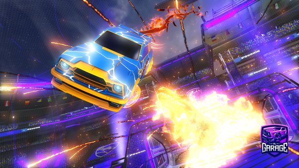 A Rocket League car design from Beonyboiii