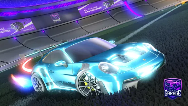 A Rocket League car design from ribii