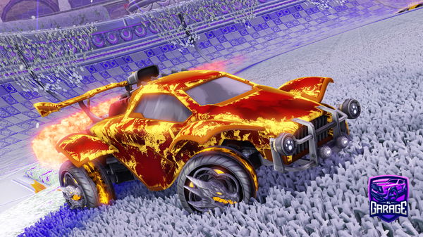 A Rocket League car design from pallone-titanico2