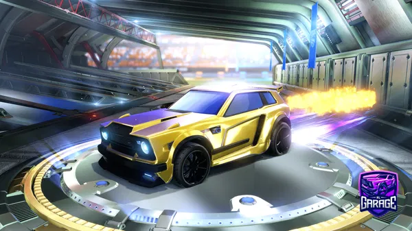 A Rocket League car design from Fifoludek