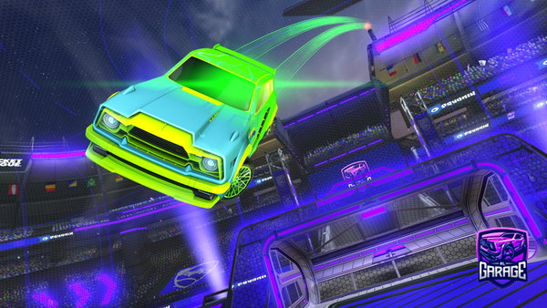 A Rocket League car design from SYBOR
