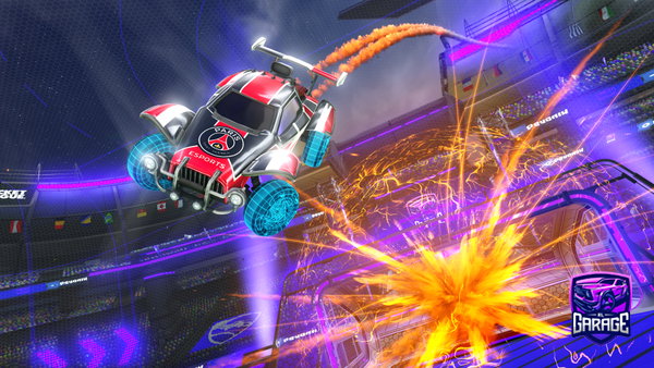 A Rocket League car design from tontoni