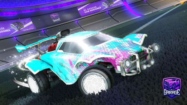 A Rocket League car design from Meliz001