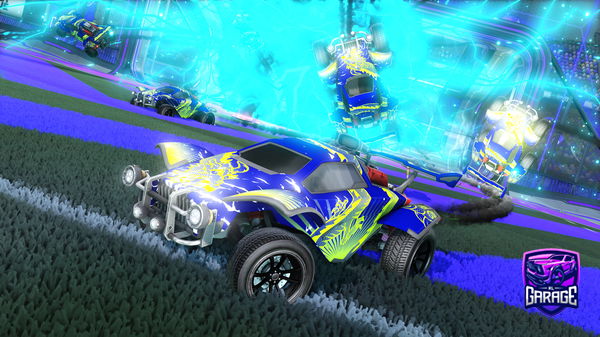 A Rocket League car design from rooting