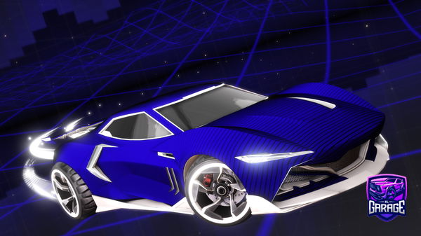 A Rocket League car design from Wohulo