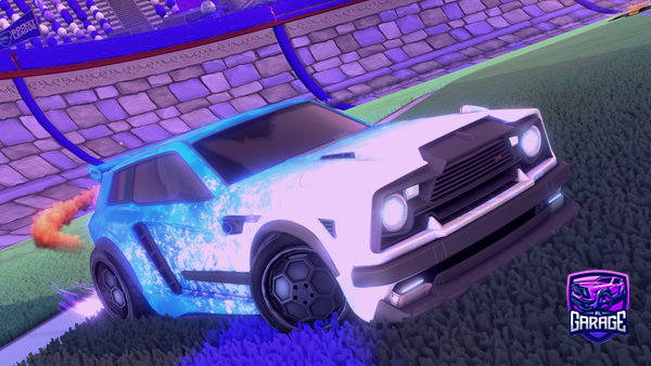 A Rocket League car design from -Tiago-