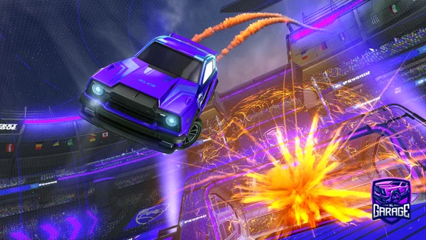 A Rocket League car design from Victoras