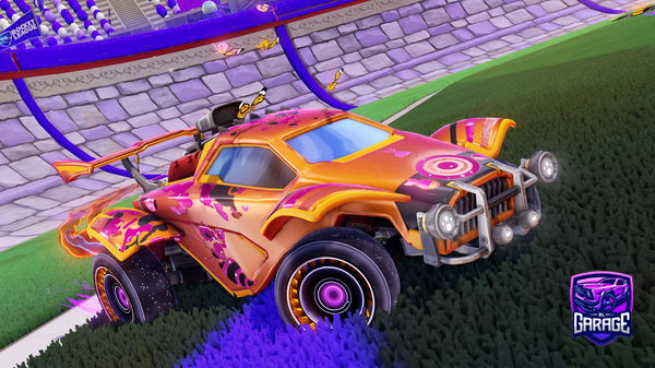 A Rocket League car design from abspielen