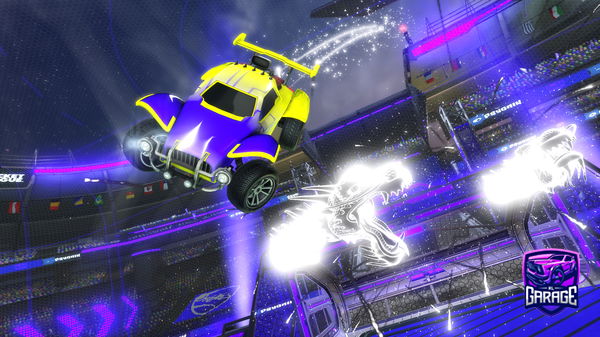 A Rocket League car design from Mathies34