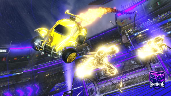 A Rocket League car design from HYPR_XTRA