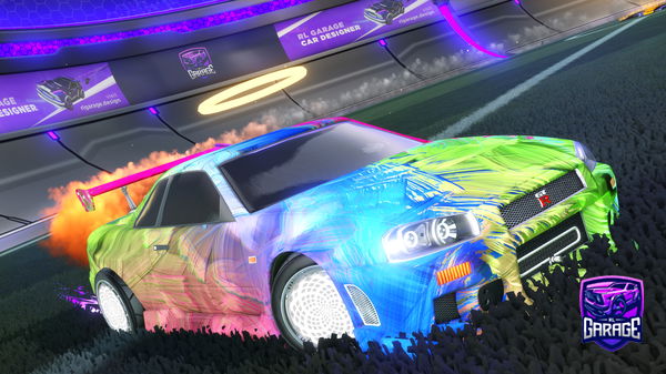 A Rocket League car design from St0rm_cr0w155