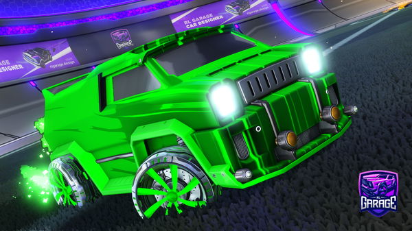 A Rocket League car design from DavidWondeRR