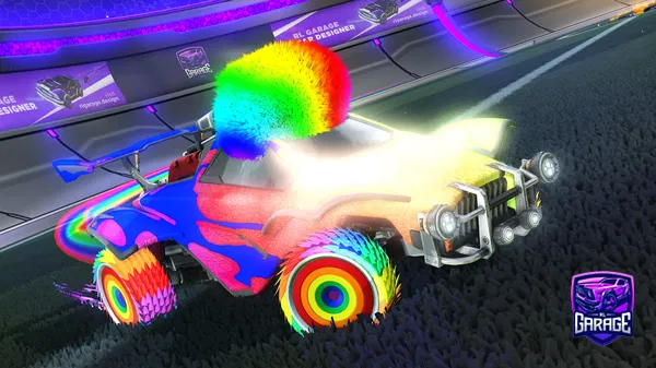 A Rocket League car design from moonliight