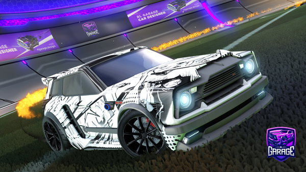 A Rocket League car design from lakon