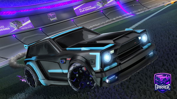 A Rocket League car design from preztigebubz