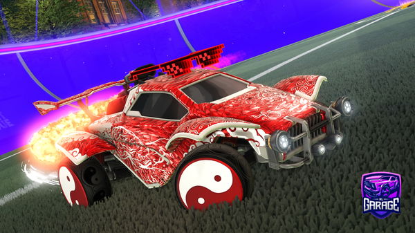 A Rocket League car design from NarutoKurama