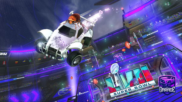 A Rocket League car design from F1Evinity