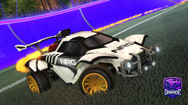 A Rocket League car design from afterglvwwwontt