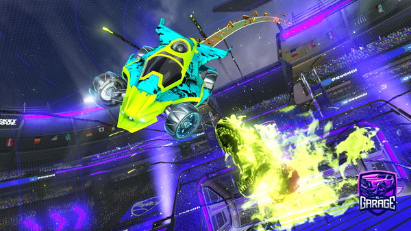 A Rocket League car design from ItzTeaBoyzRL