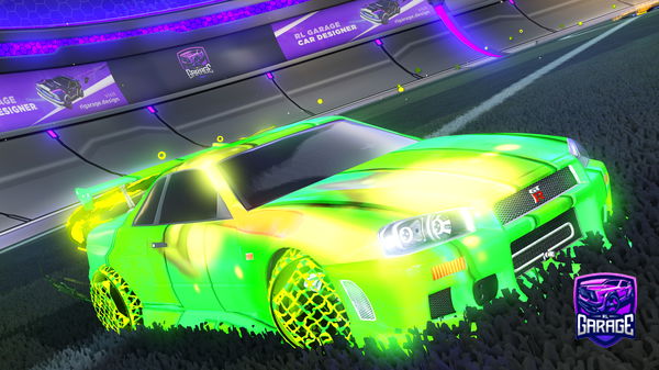 A Rocket League car design from bradcraft